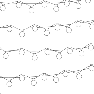 Christmas lights coloring pages printable for free download