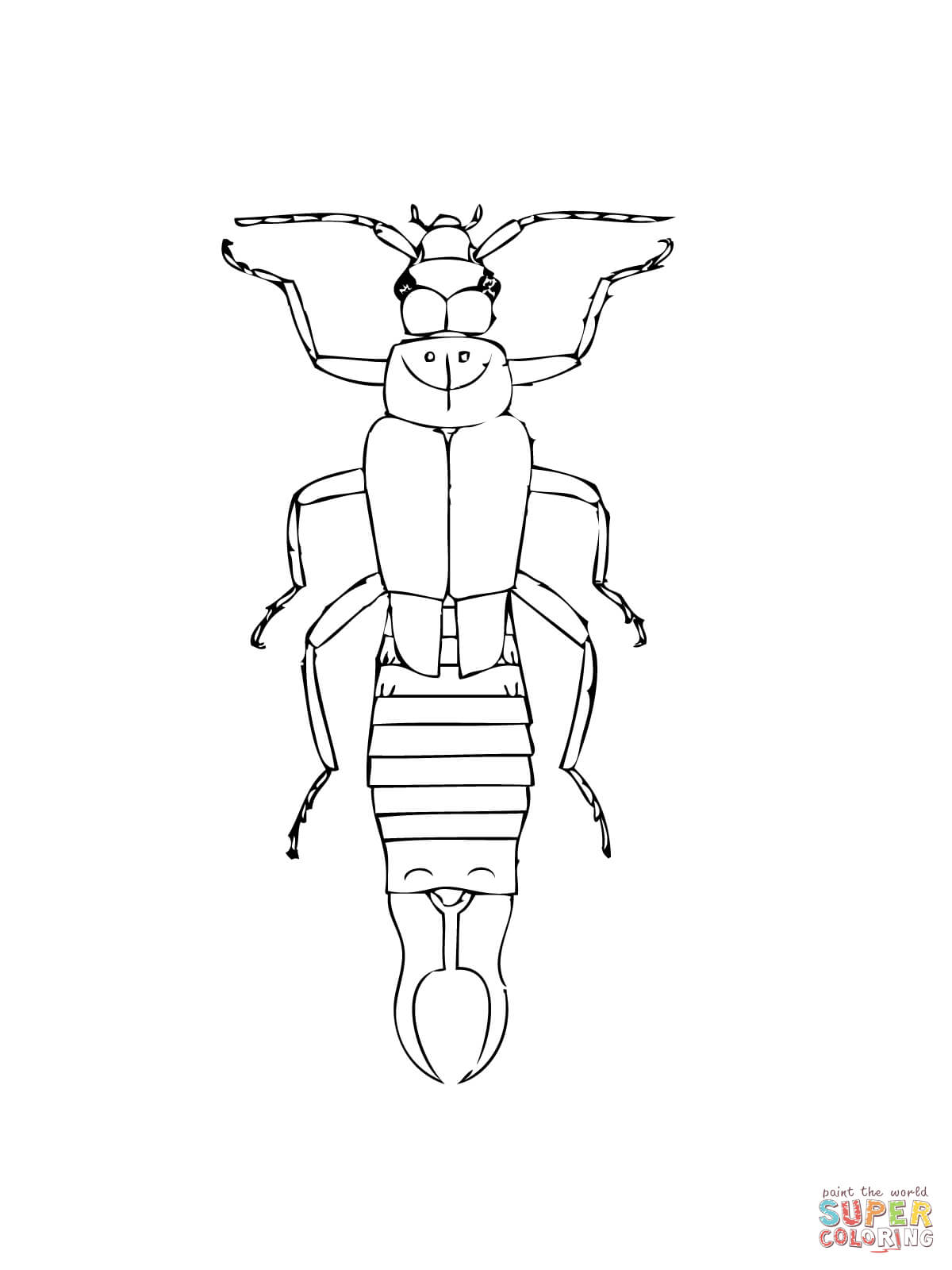 Mon earwig coloring page free printable coloring pages