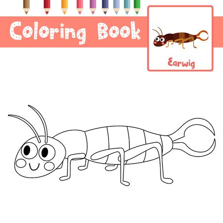 Grasshopper colouring book stock vector illustration and royalty free grasshopper colouring book clipart