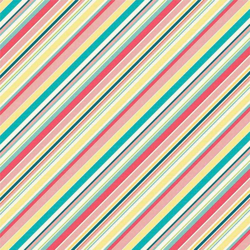 Photo play paper book club storied stripe scrapbook paper â scrapbook supply panies