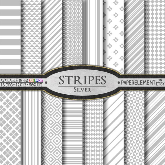 Light silver gray stripe scrapbook paper pages set seamless peppermint candy pinstripe printable backgrounds geometric lines x jpg art