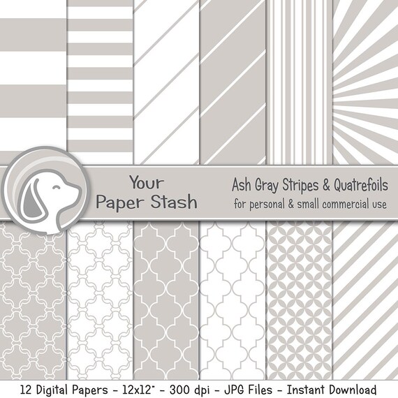 Buy ash gray striped digital paper light gray digital scrapbook paper backgrounds silver wedding anniversay backgrounds mercial use online in india