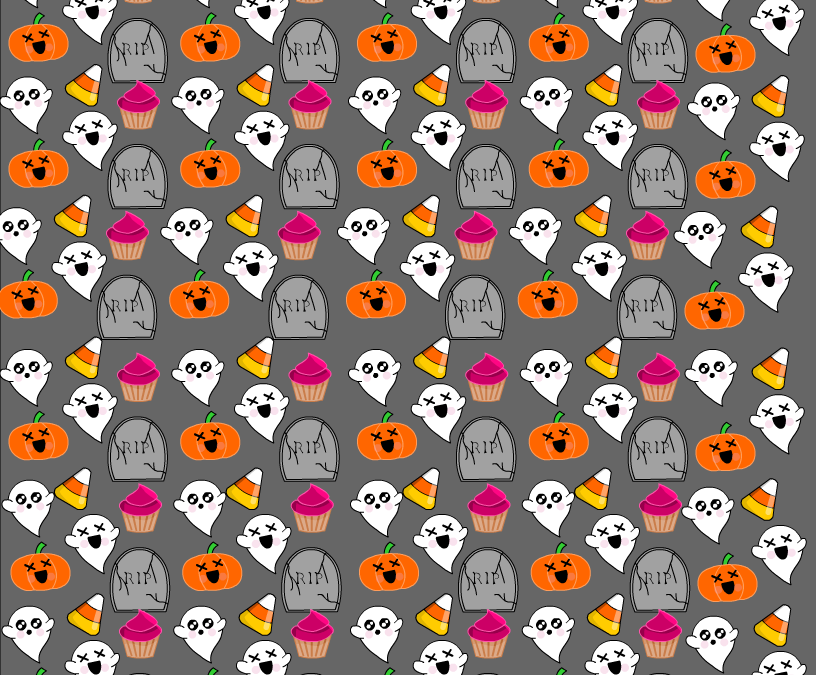 Cute free printable halloween scrapbook papers