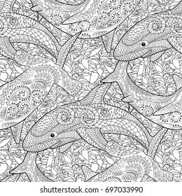 Sharks coloring book images stock photos d objects vectors