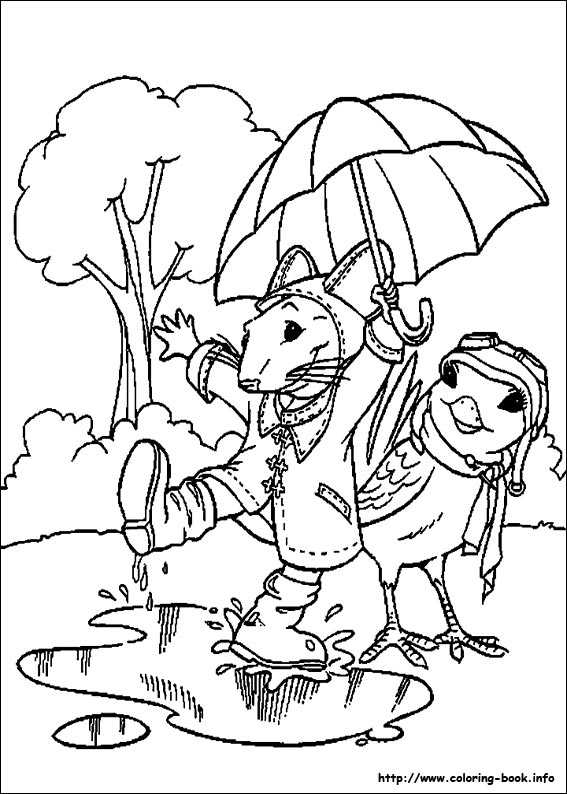 Stuart little coloring picture