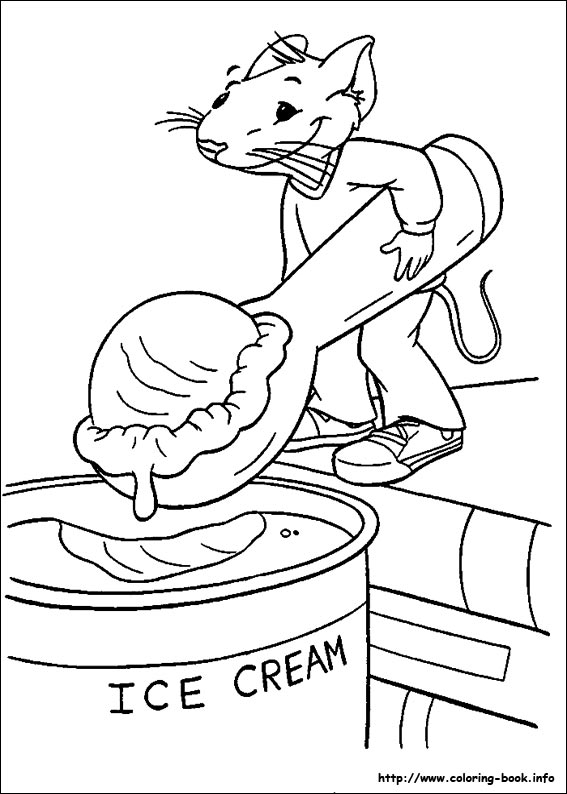 Stuart little coloring picture