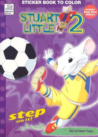 Stuart little sticker book to color