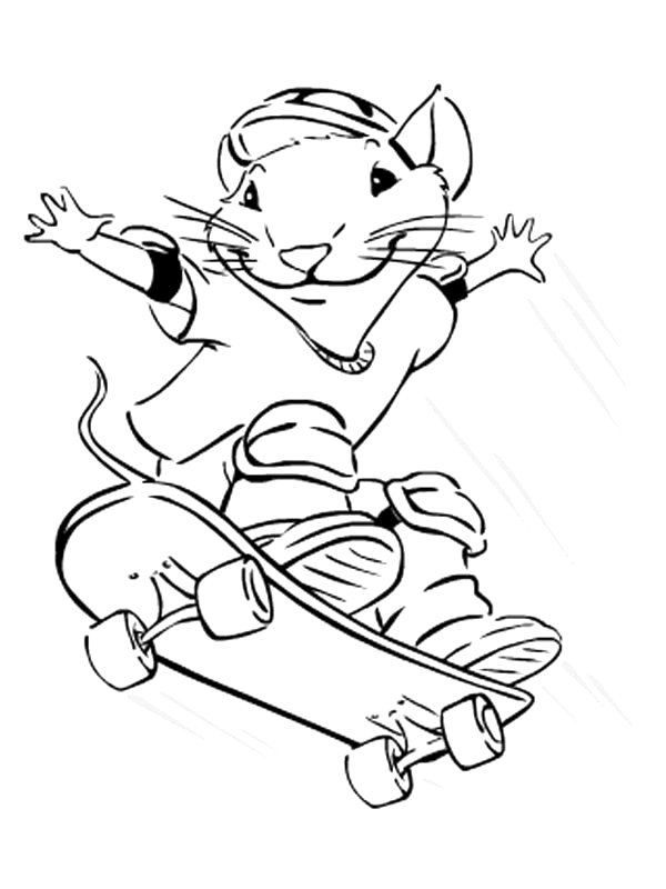 Stuart little coloring page