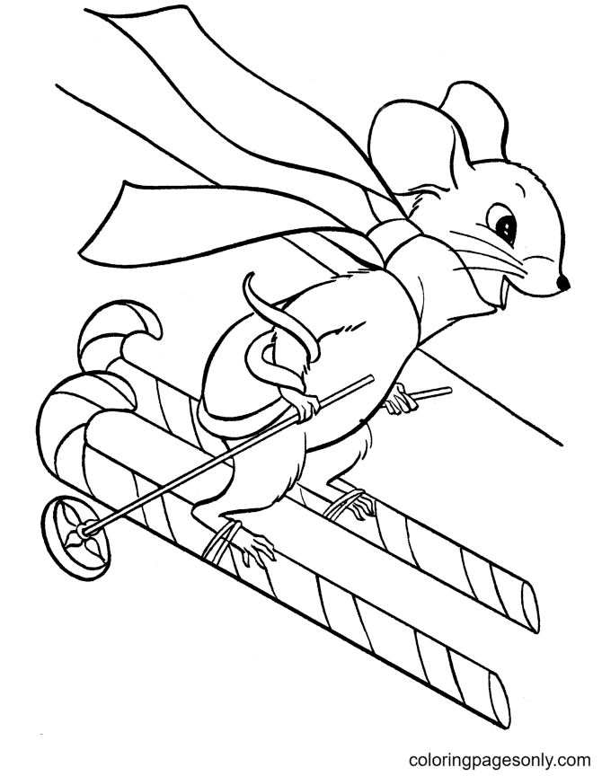 Christmas animals coloring pages printable for free download