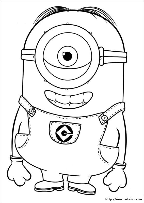 Stuart minion coloring pages minions coloring pages coloring pages