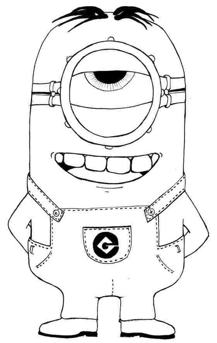 Stuart minion coloring pages minion coloring pages minions coloring pages printable coloring pages