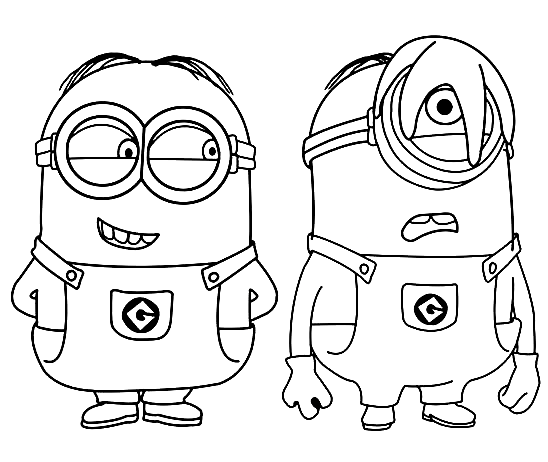 Minion coloring pages printable for free download