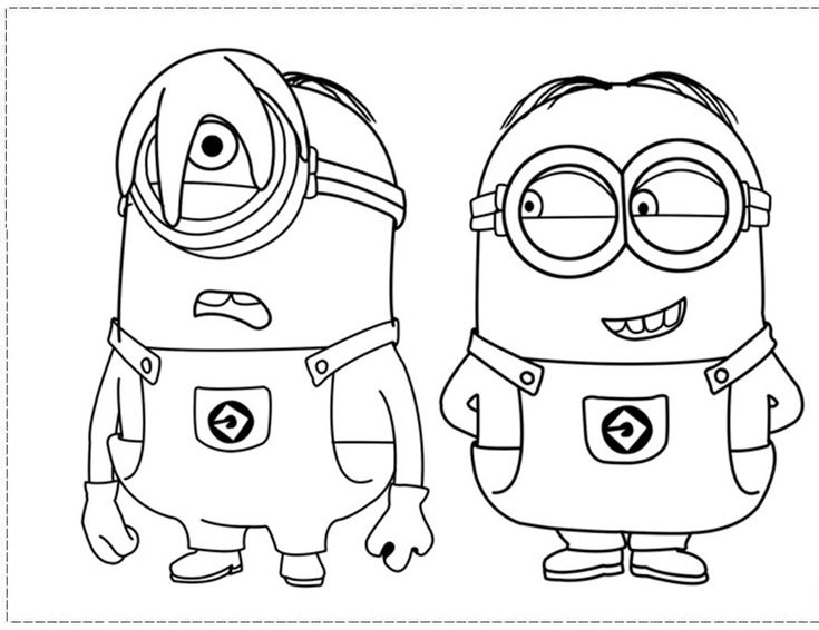 Phil and stuart the minion coloring pages minion coloring pages minions coloring pages coloring pages