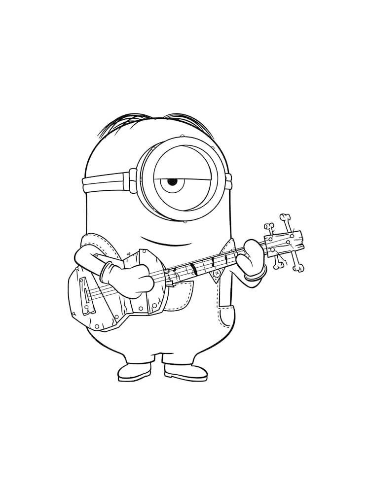 Minion coloring pages