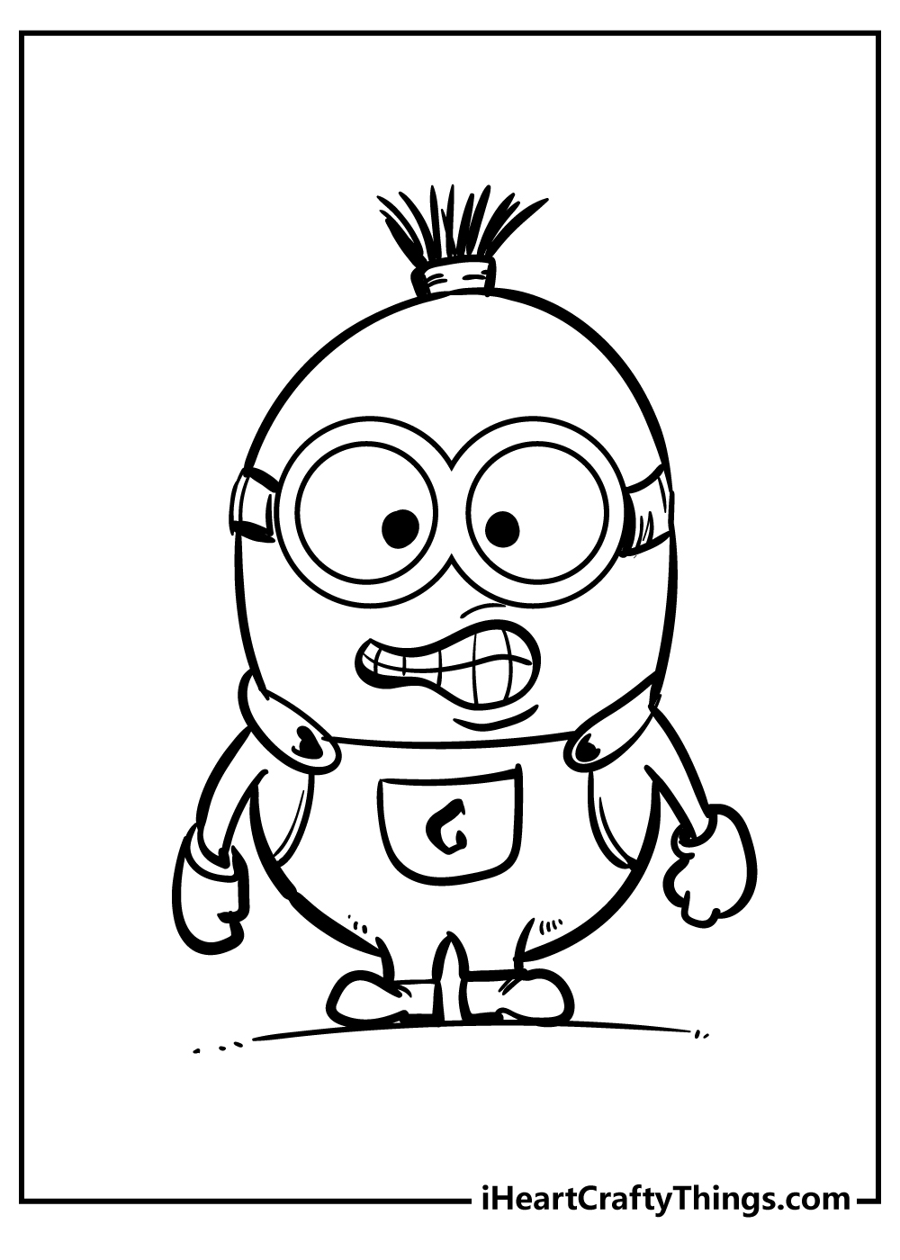 Minions coloring pages free printables