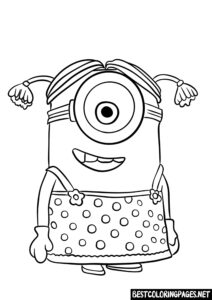 Minions coloring pages