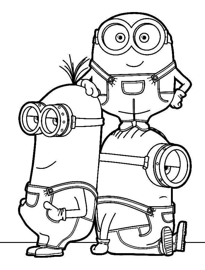 Minion coloring pages printable for free download