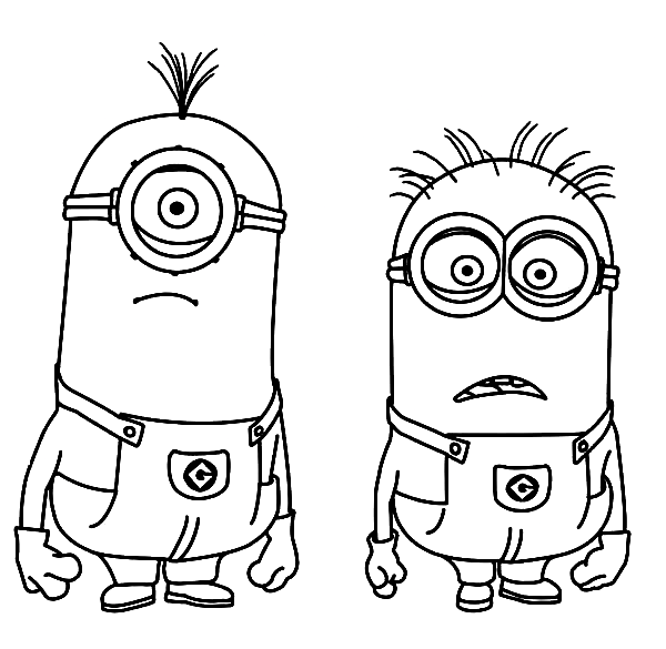 Minion coloring pages printable for free download