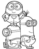 Minions coloring pages to print