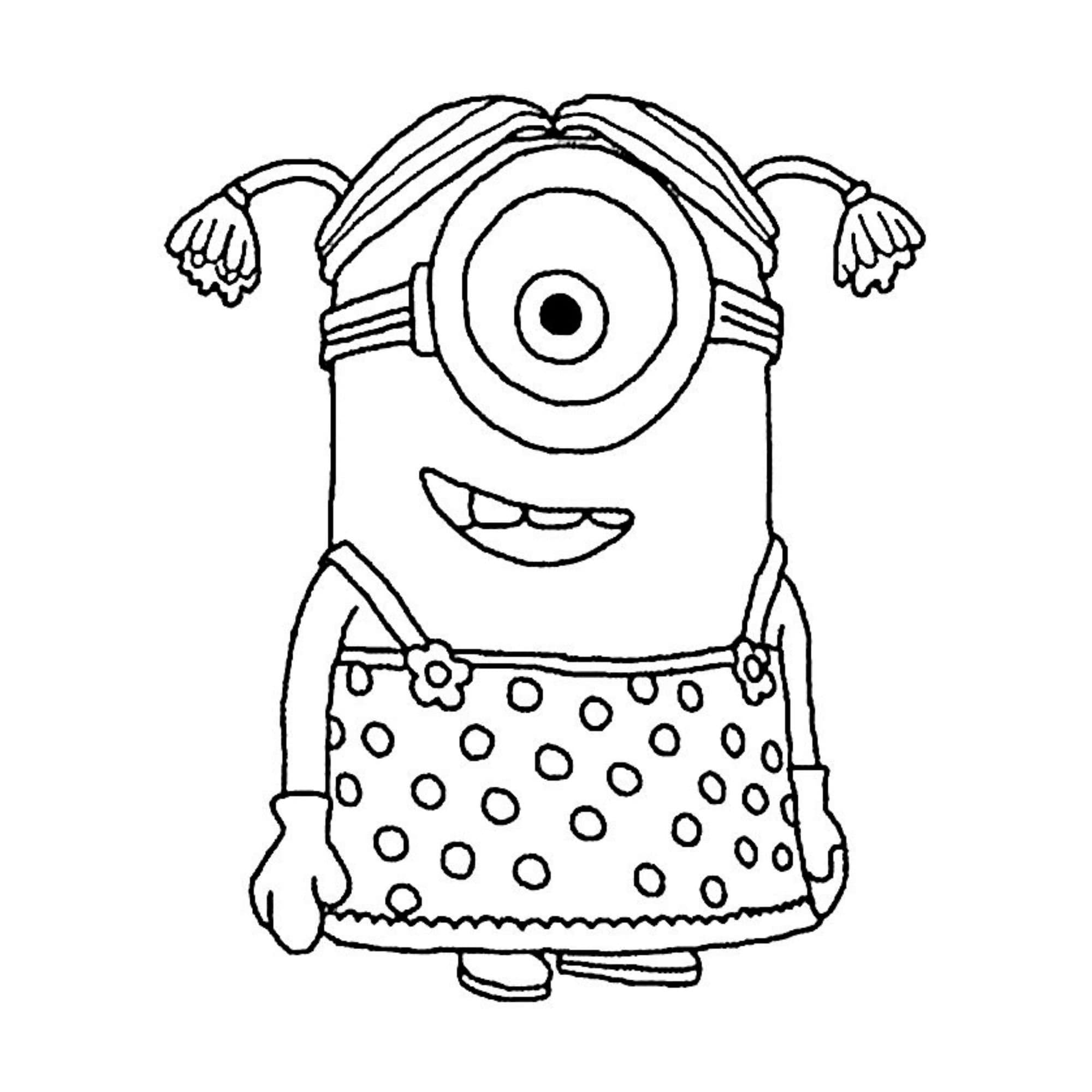 Minion coloring page