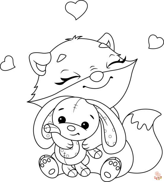Engaging stuffed animals coloring pages fun and free printable