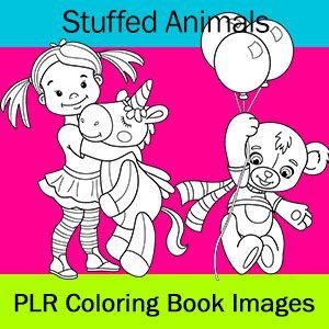 Stuffed animals coloring pages