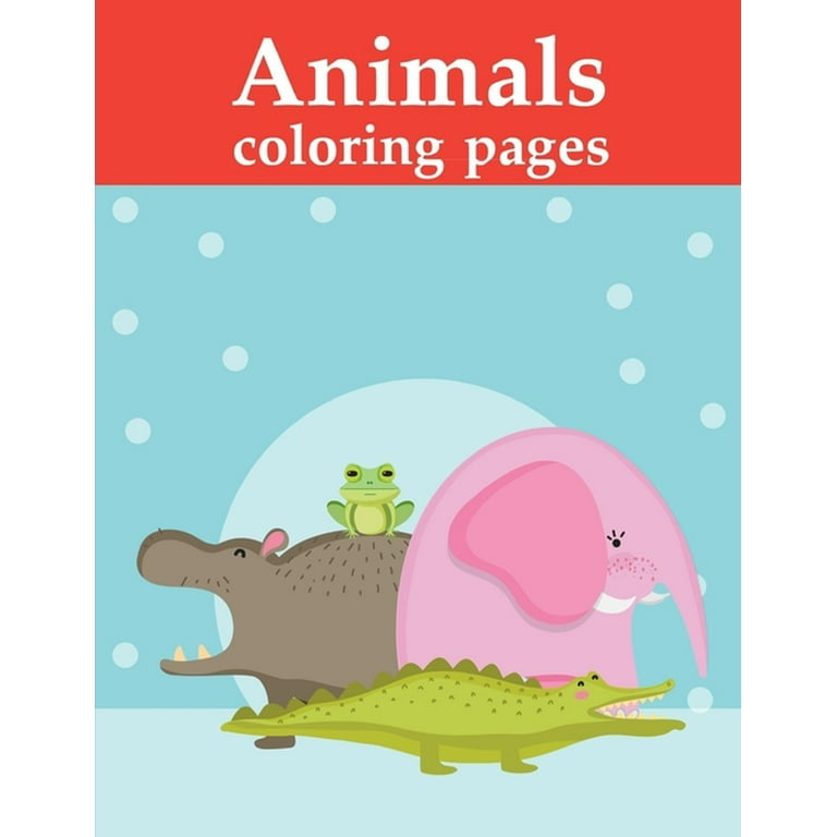 Animals education animals coloring pages christmas animals books and funny for kidss creativity series paperback