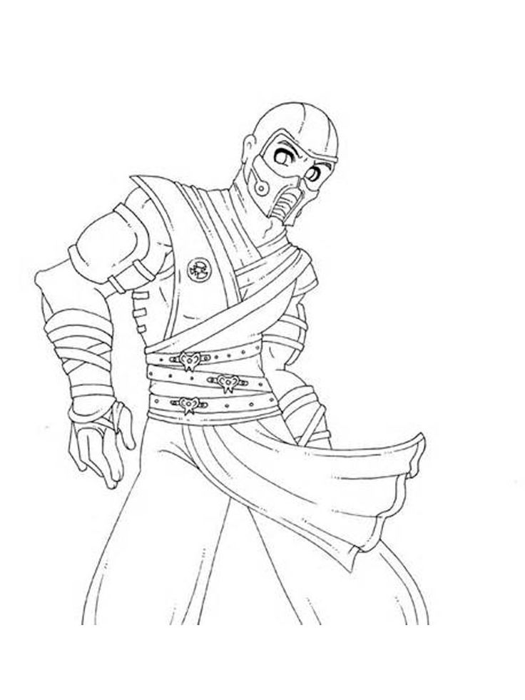 Sub zero coloring pages coloring pages coloring pages for boys coloring pages for kids