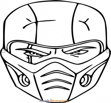 Mortal kombat x sub coloring pages