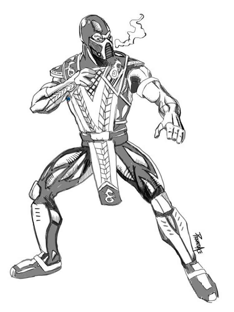 Sub zero coloring pages