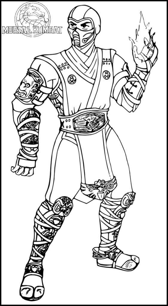 Fantastic mortal kombat coloring page captain america coloring pages mortal kombat coloring pages