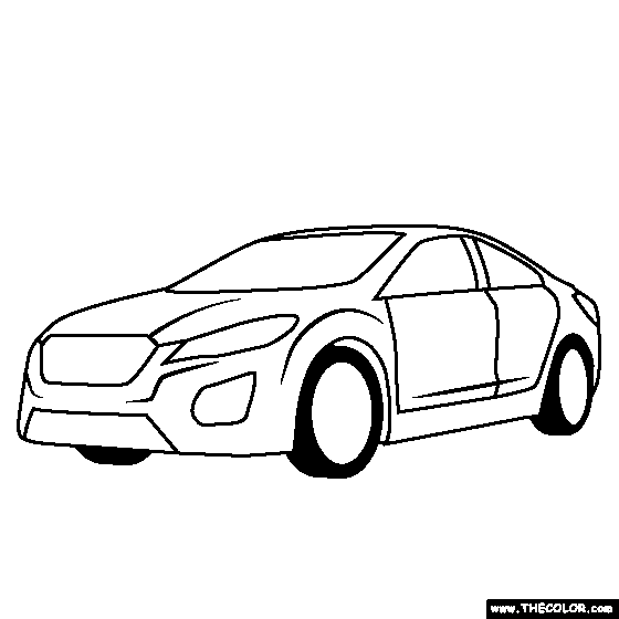 Cars online coloring pages