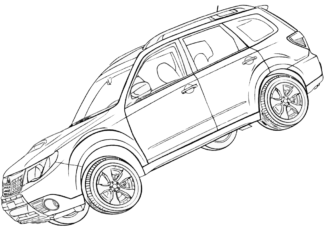 Subaru coloring pages to print and print online