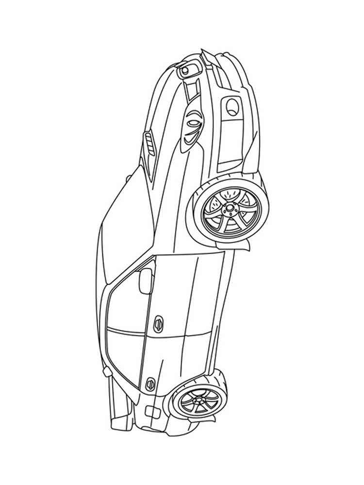 Subaru coloring pages