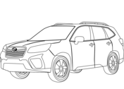 Subaru coloring pages free coloring pages