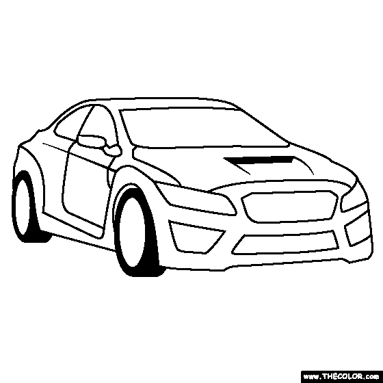 Cars online coloring pages