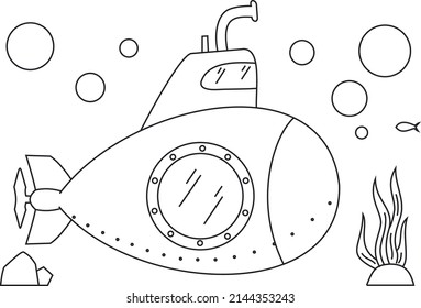 Submarine coloring pages images stock photos d objects vectors