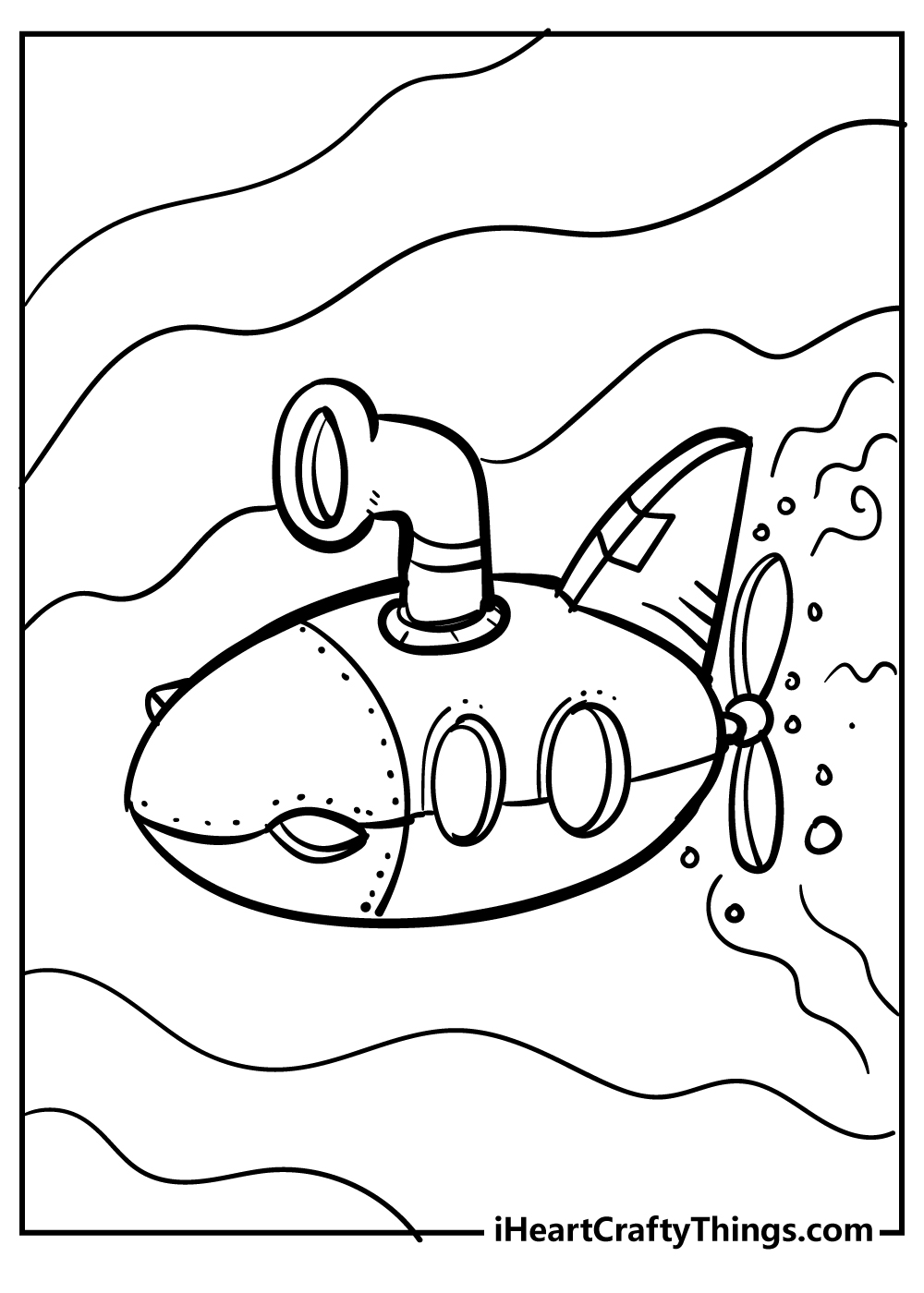 Submarine pages free printables