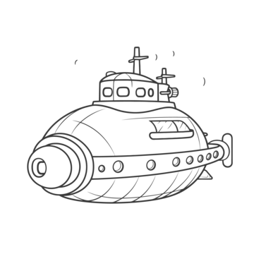 Submarine drawing png transparent images free download vector files