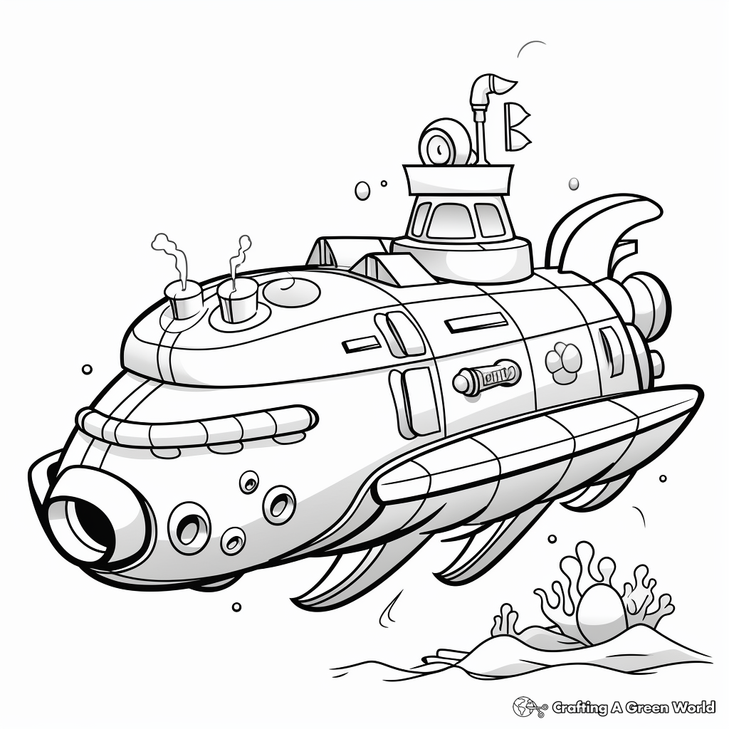 Warship coloring pages