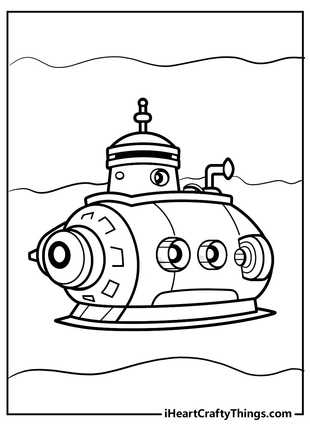 Submarine pages free printables