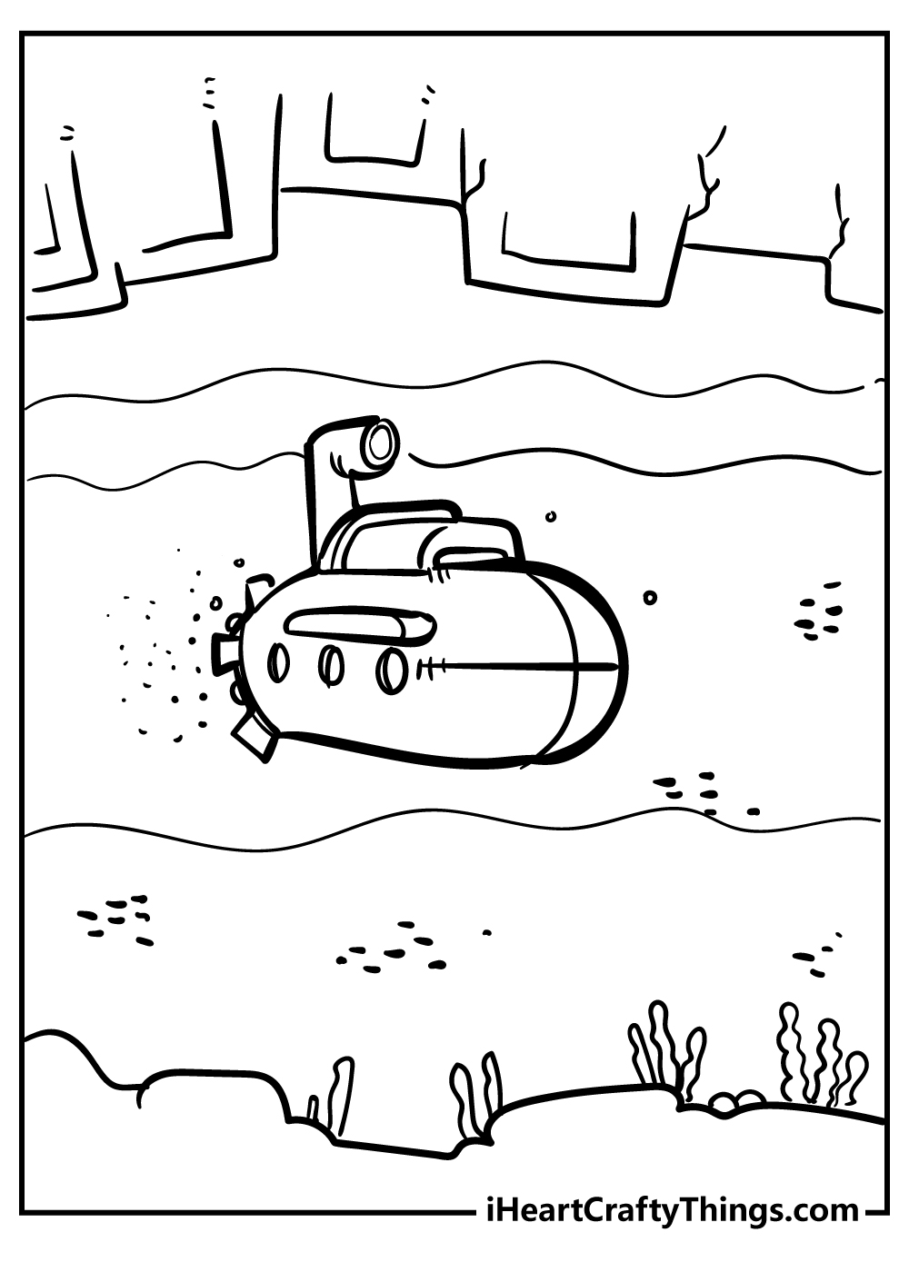 Submarine pages free printables