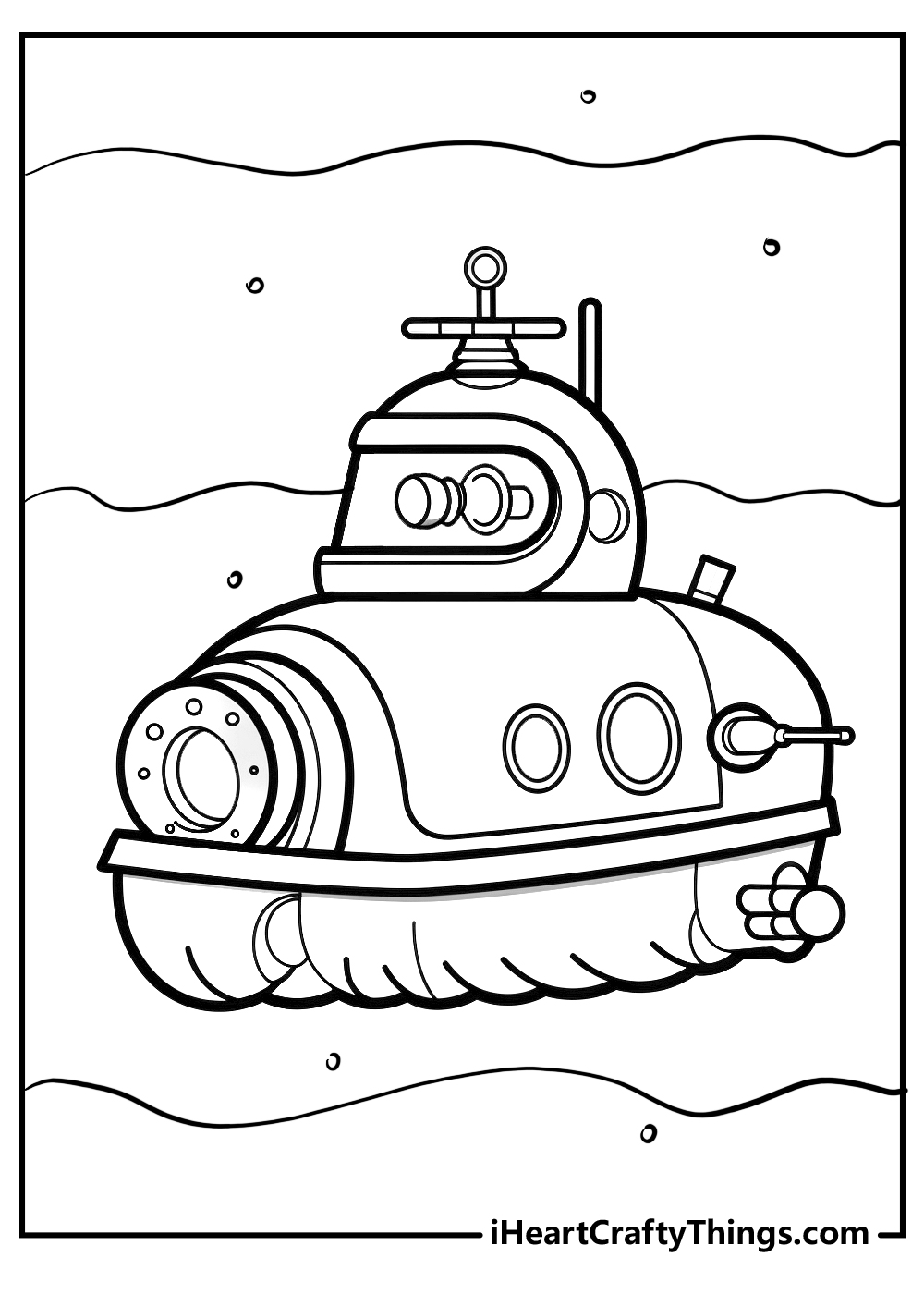 Submarine pages free printables