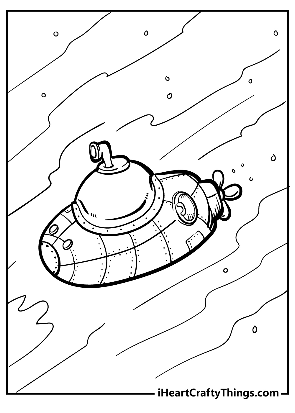 Submarine pages free printables