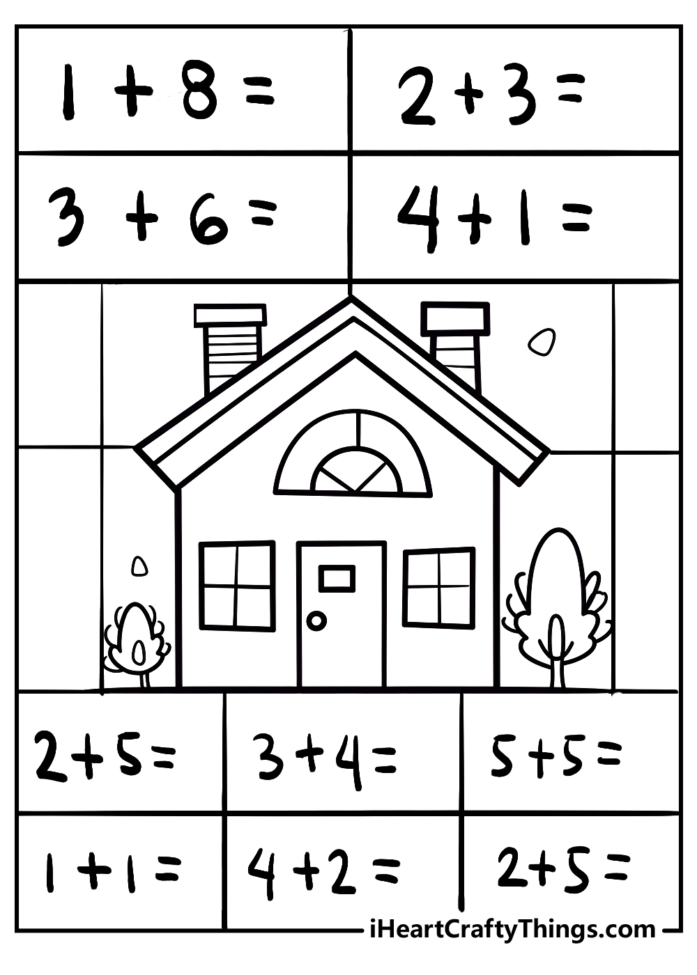 Printable math coloring pages updated