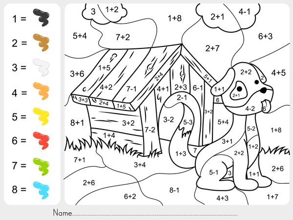 Thousand colouring addition subtraction royalty