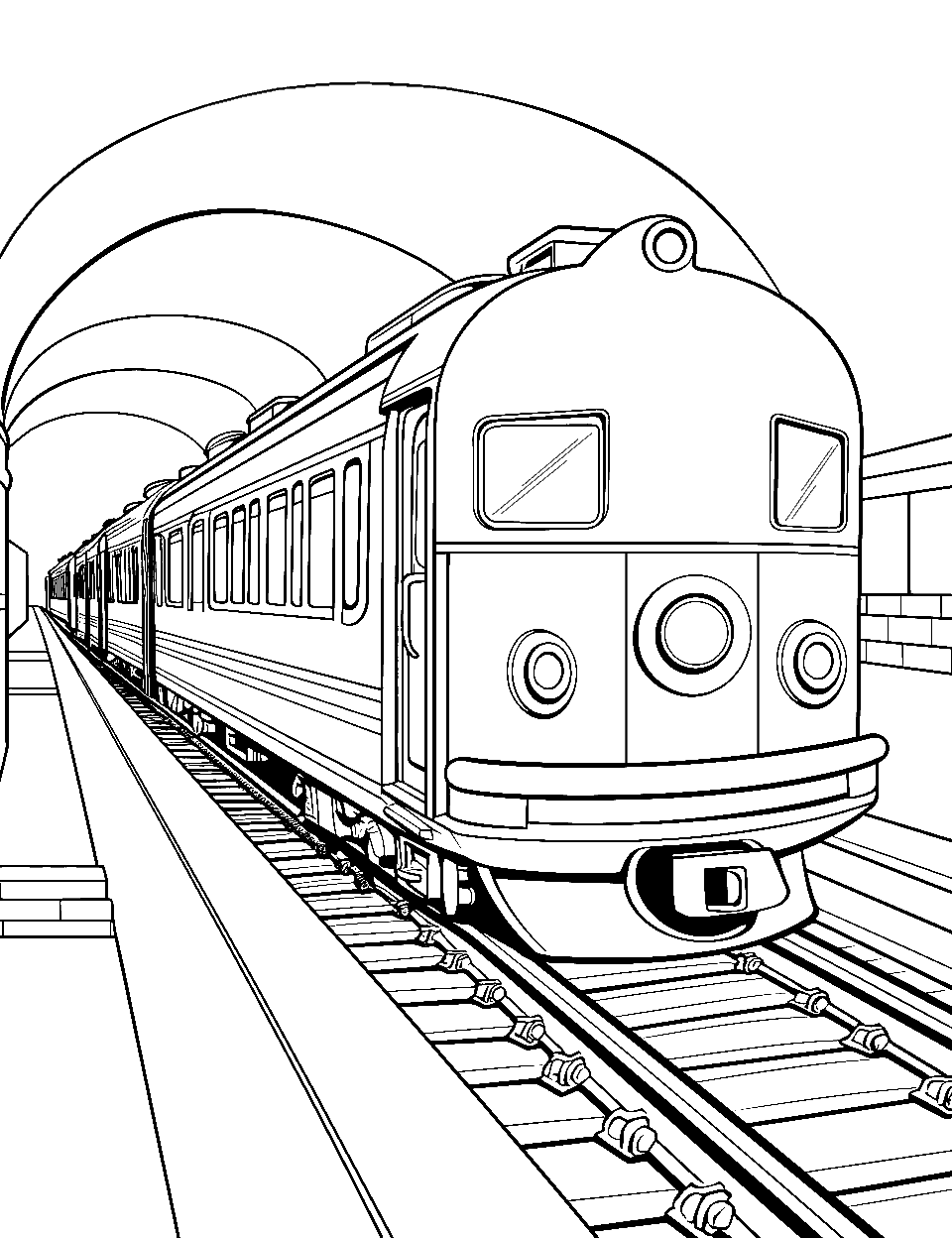 Train coloring pages free printable sheets