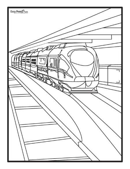 Printable train coloring pages â sheets to color