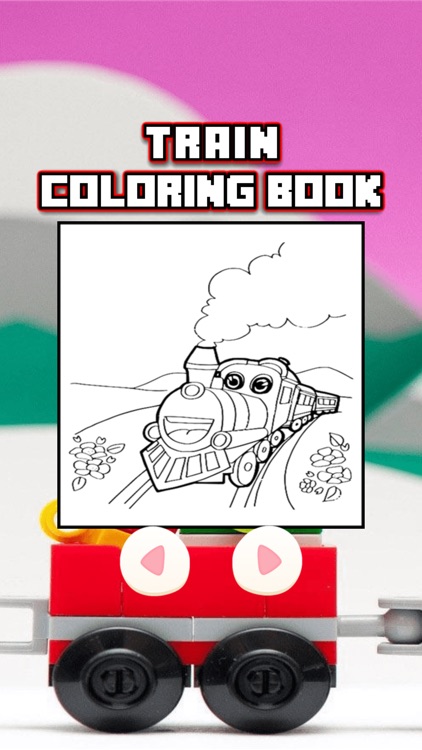 Trains coloring pages