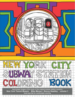 Nyc subway coloring book